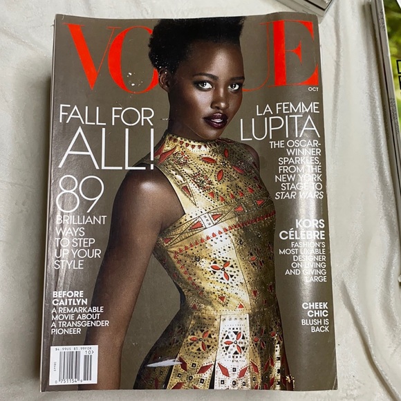 Vintage Vogue Magazine - October 2015 - Lupita Nyong’o - Picture 1 of 3